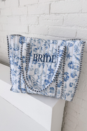 Untamed Petals Beatrix Quilted Bridal Tote