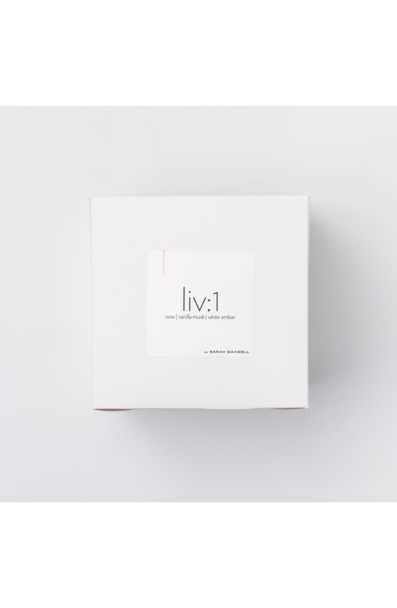 Sarah Maxwell Beauty liv1 Scented Candle, Alternate, color, White
