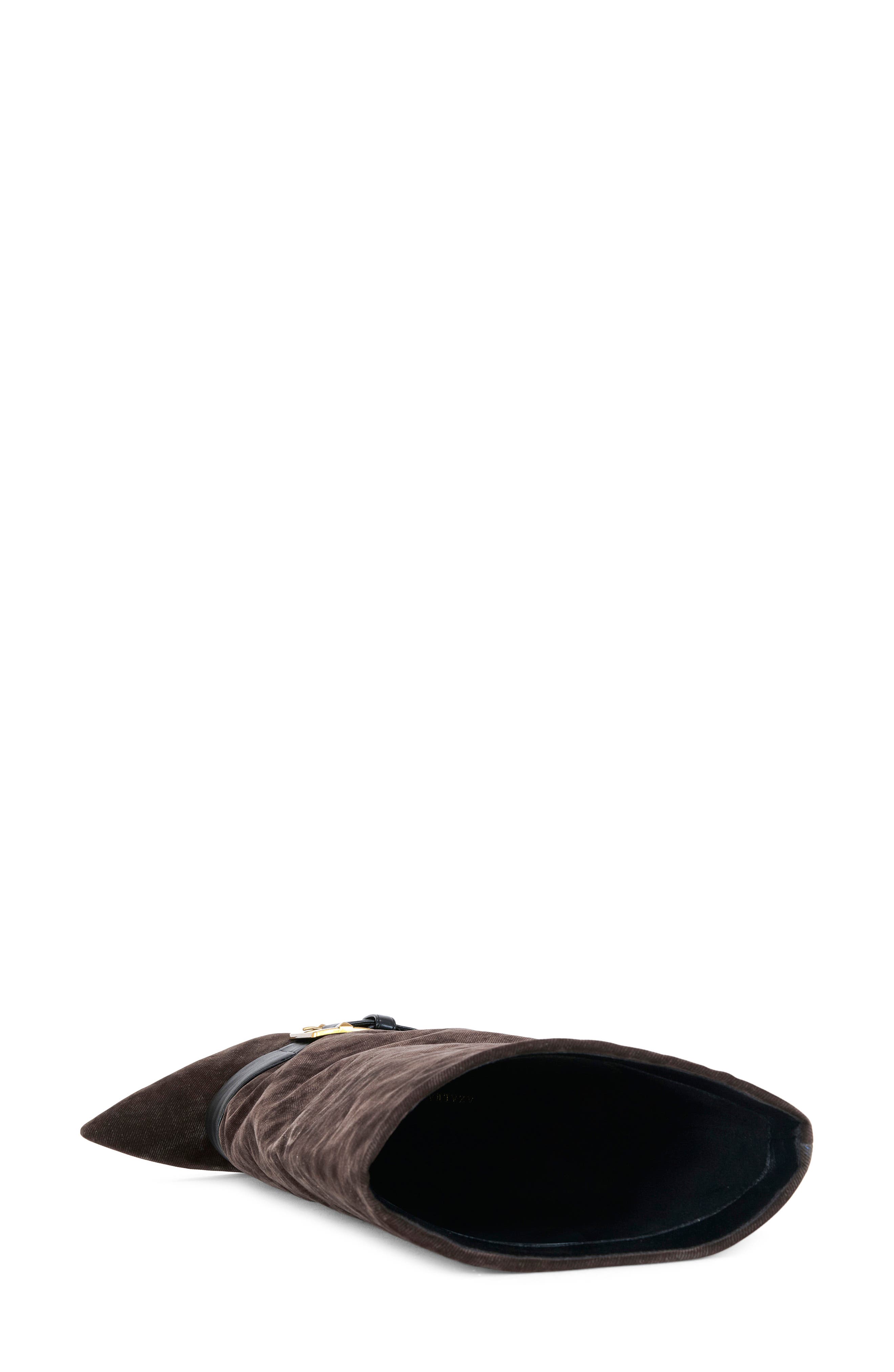 Antonina Belted Wedge Boot, Alternate, color, BROWN