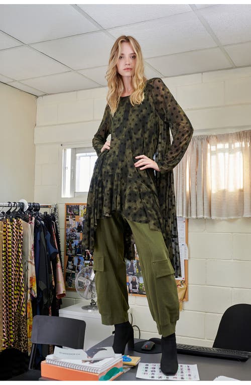 Alembika Cargo Sweatpants In Green