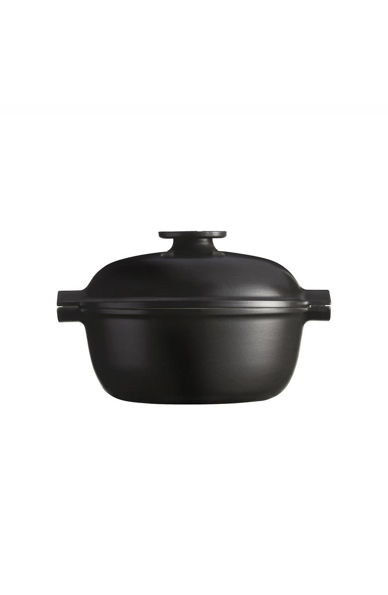 Emile Henry Delight 4.25 Quart Round Dutch Oven, Slate, Alternate, color, Slate