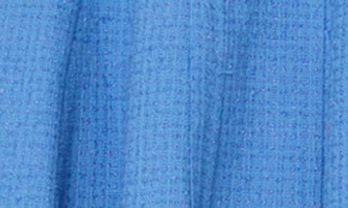 Milly Juniper Boucle Mini Dress Short Sleeve Top In Blue
