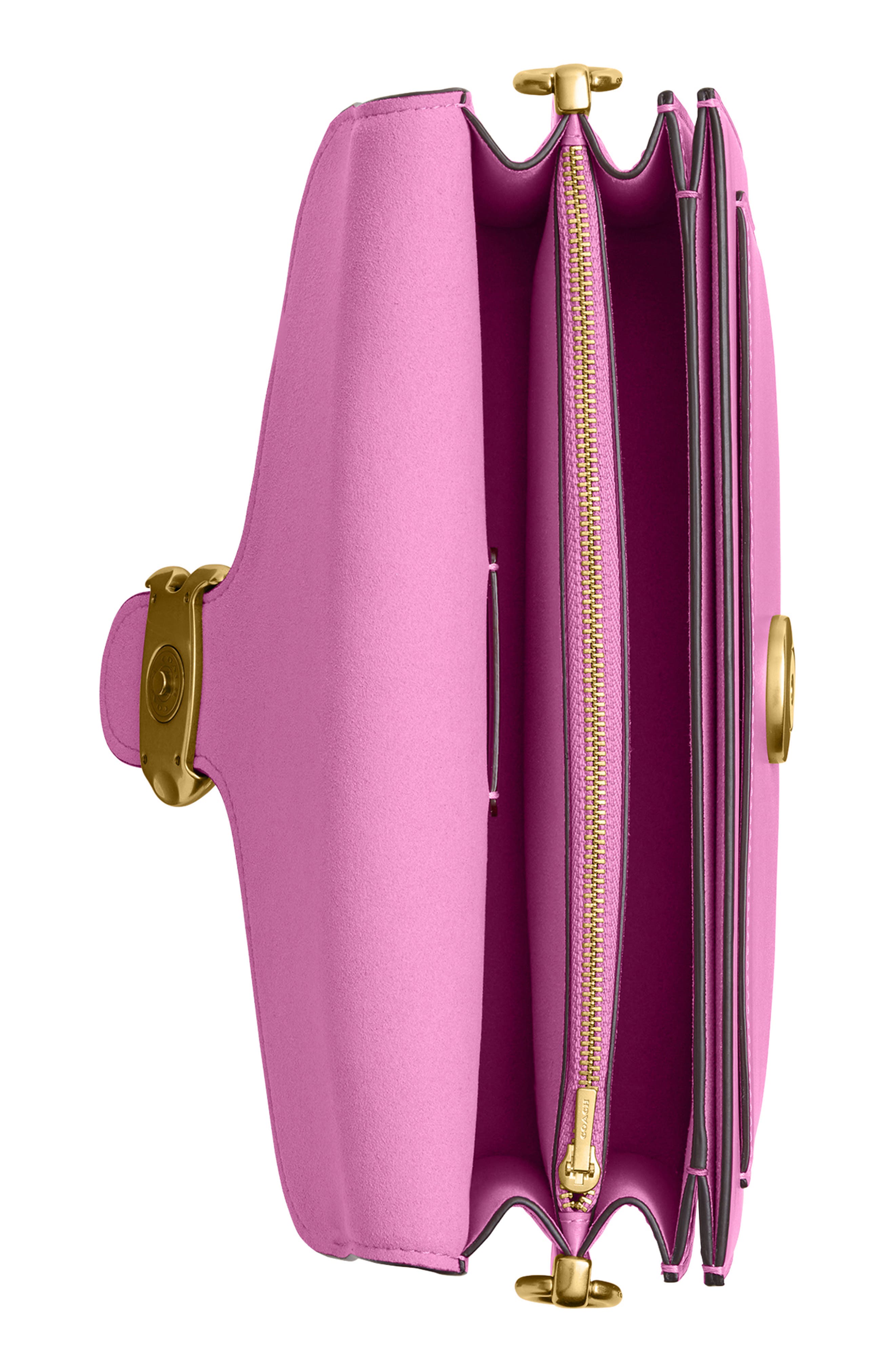 COACH Tabby Luxe Refined Calf Leather Shoulder Bag, Alternate, color, 