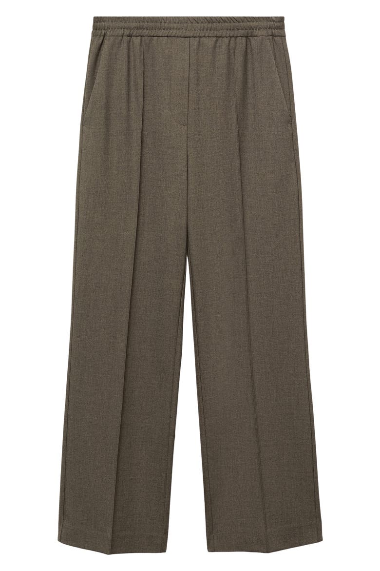 High Waist Wide Leg Pants, Alternate, color, GREEN