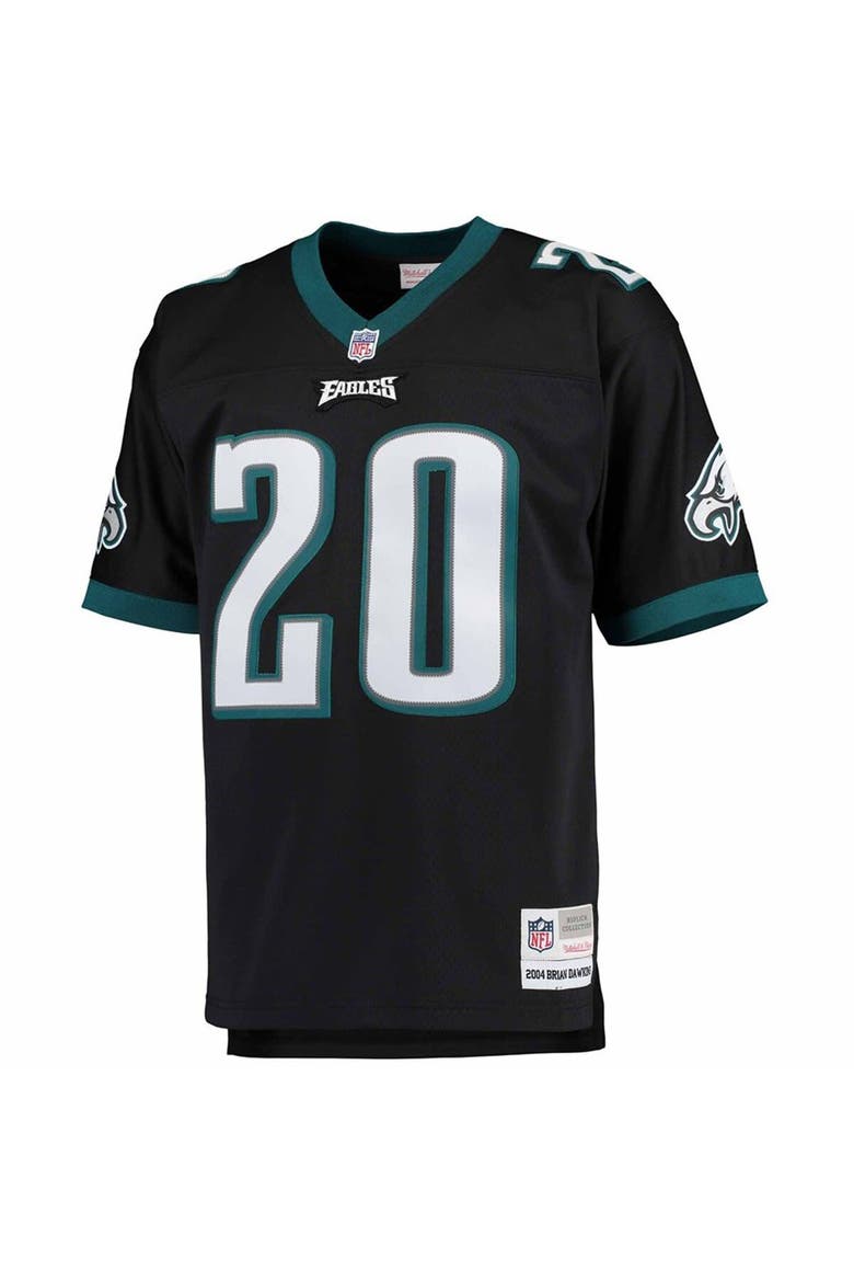 Men's Mitchell & Ness Brian Dawkins Black Philadelphia Eagles Big & Tall 2004 Retired Player Replica Jersey, Alternate, color, Black