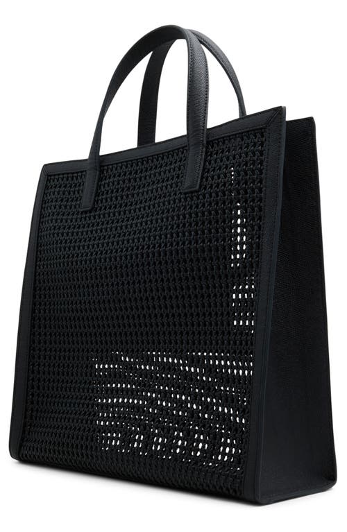 Ted Baker London Flo June Tote In Woven Charcoal