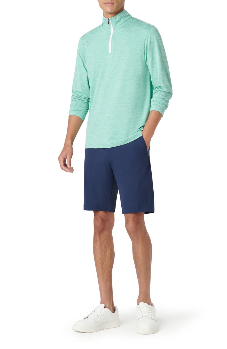 Bugatchi Quarter Zip Performance Pullover, Alternate, color, Menthol