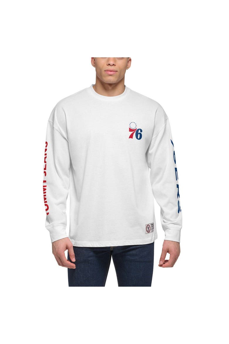 Men's Tommy Jeans Royal/White Philadelphia 76ers Matthew 2-In-1 T-Shirt & Hoodie Combo Set, Alternate, color, Royal