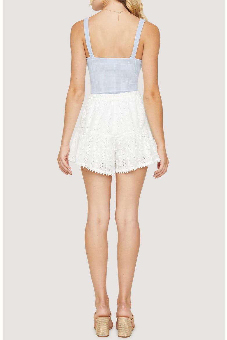 Drift Away Twist Front Bodysuit, Alternate, color, BABY-BLUE