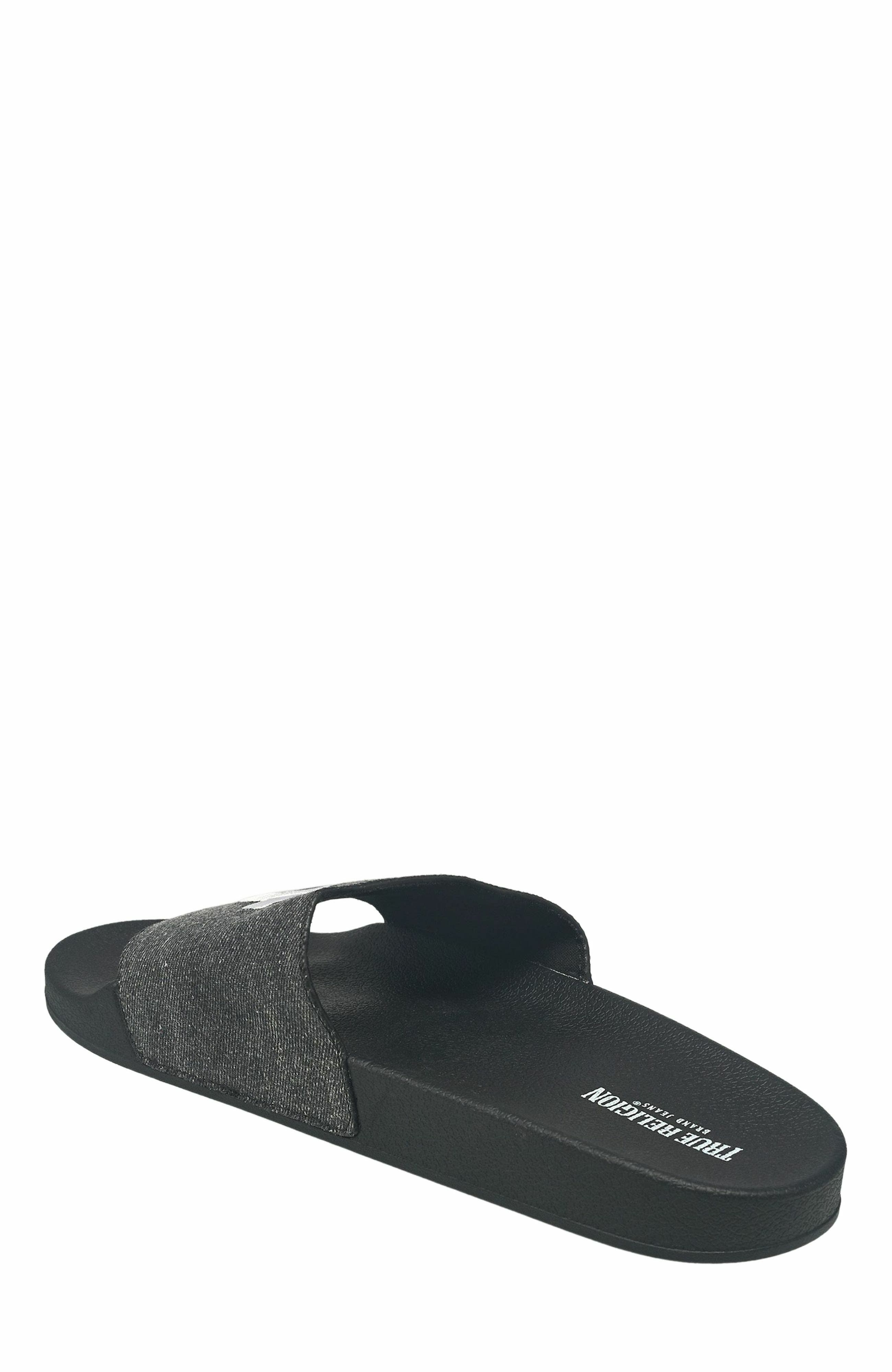 True Religion Men's ASAP Logo Slide, Alternate, color, 