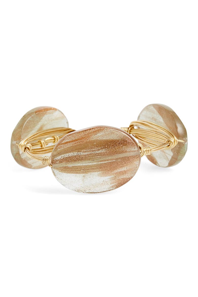 Medium Stone Bracelet, Main, color, NEUTRAL