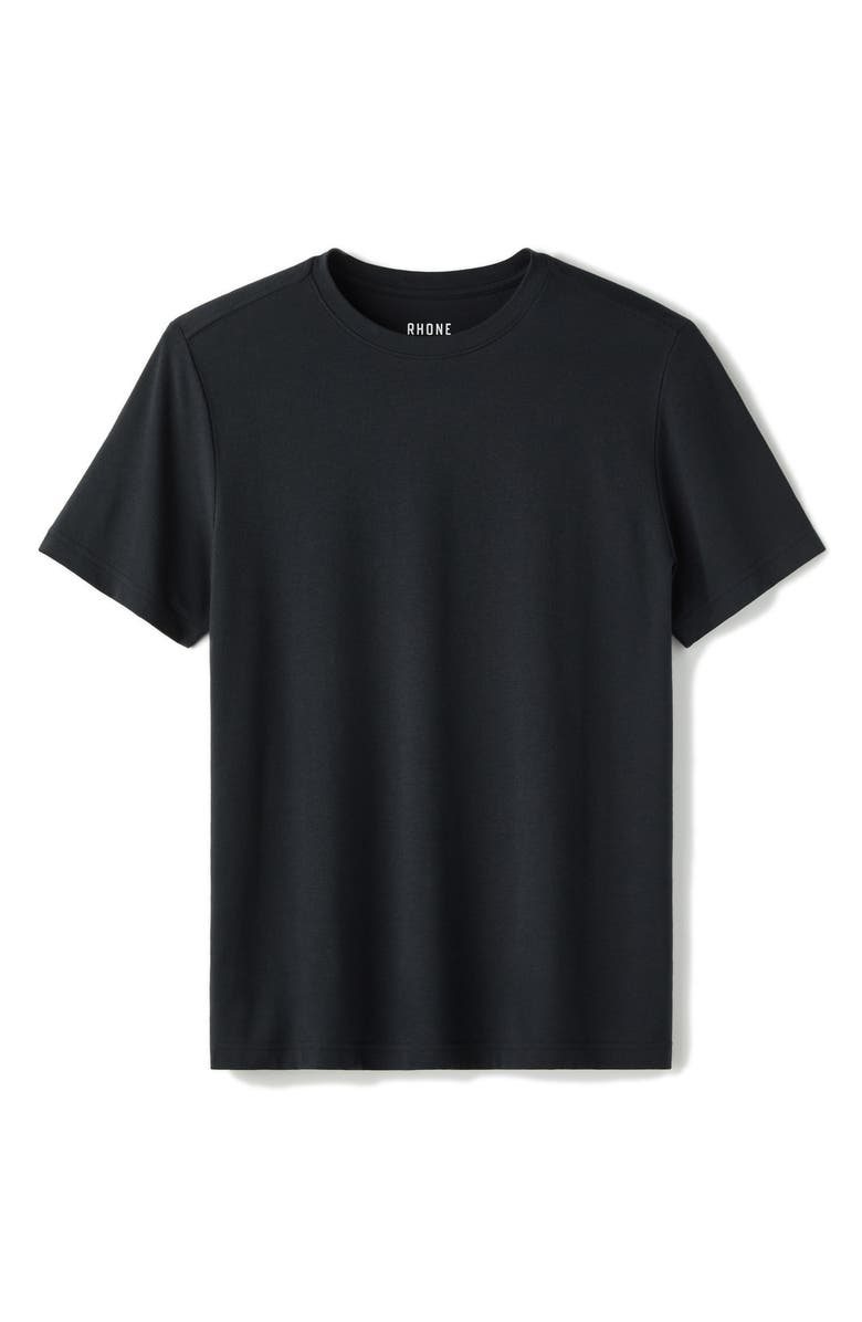 Rhone Slim Fit Performance T-Shirt, Alternate, color, Pure Black