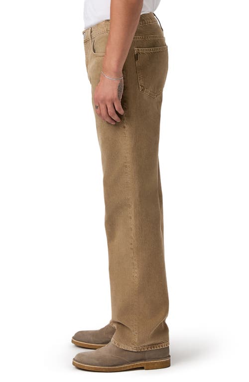 Paige Normandie Straight Leg Jeans In Brown