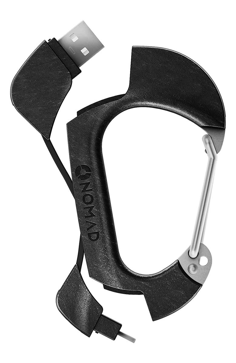 Nomad Carbon Lightning Carabiner Charger, Alternate, color, 