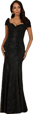 LARA New York Fitted Lace Mermaid Gown
