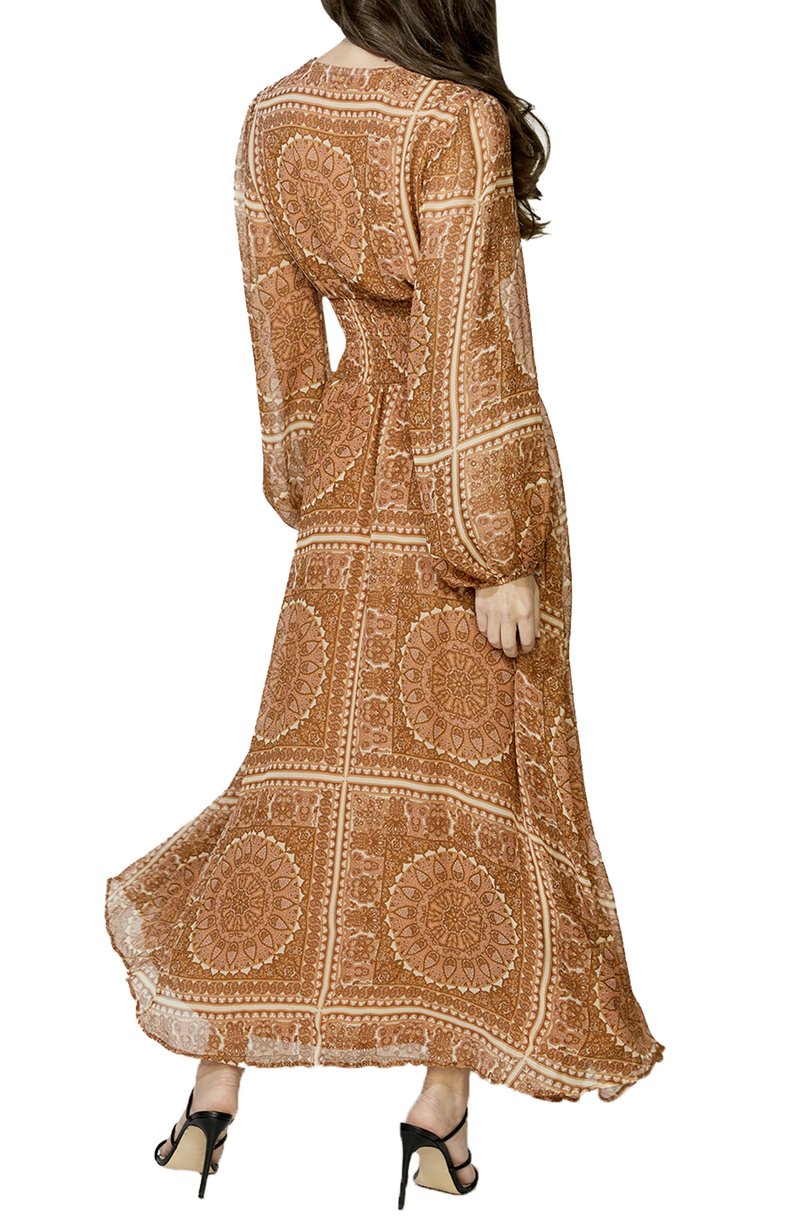 Bardot Mara Long Sleeve Maxi Dress (Women) | Nordstromrack