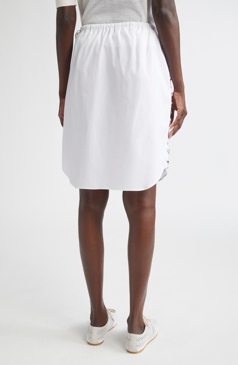 Dries Van Noten Shirty Embellished Poplin Miniskirt, Alternate, color, 
