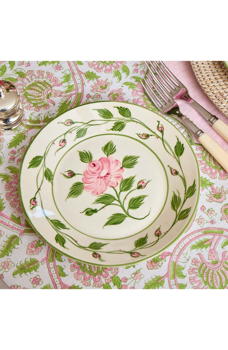 Mrs. Alice Rose Bud Starter Plate, Alternate, color, Pink