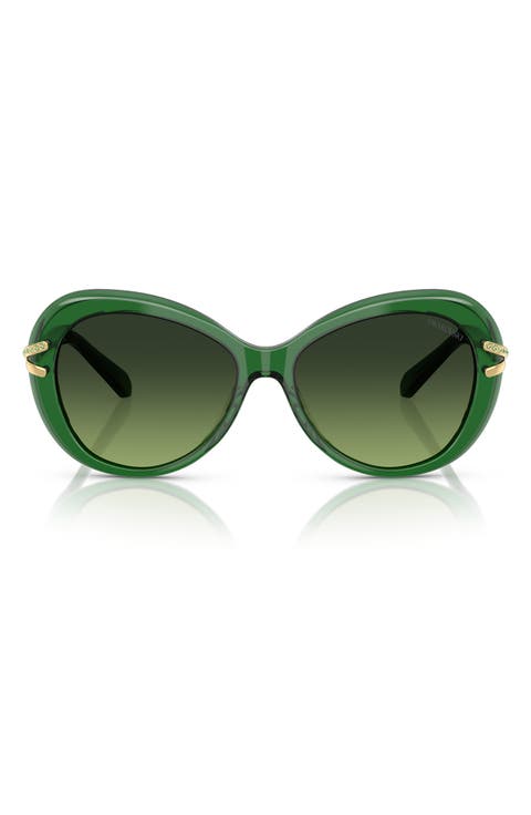 56mm Butterfly Sunglasses