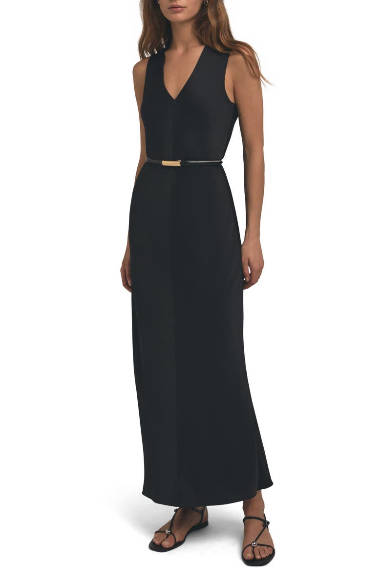 Favorite Daughter The Favorite Column Tank Maxi Dress, Alternate, color, Black