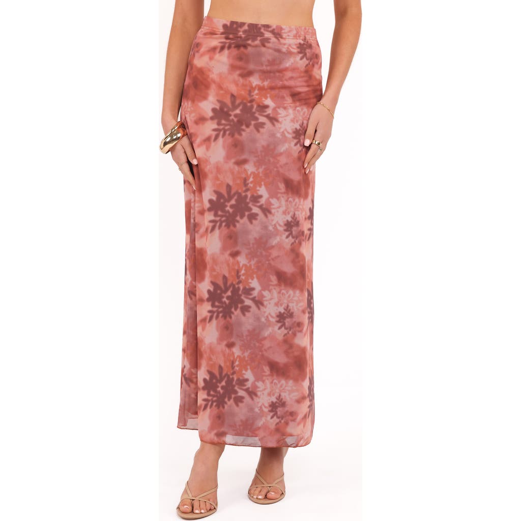 Petal And Pup Petal & Pup Bloise Floral Print Maxi Skirt In Pink