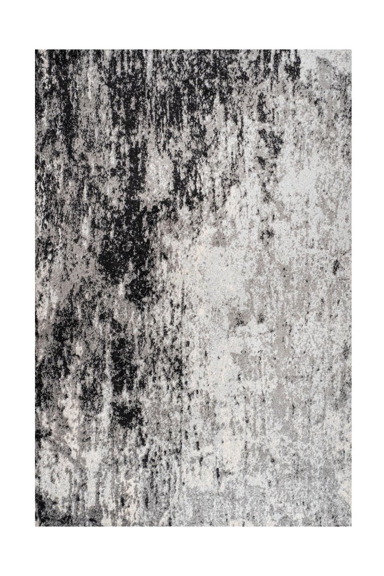 Storm Modern Abstract Area Rug, Main, color, Gray/Cream