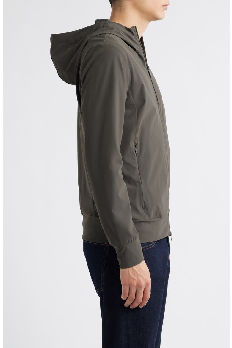 Luiz Hooded Water Repellent Jacket, Alternate, color, SMOKED GREY