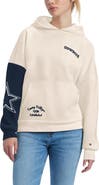 Tommy Hilfiger Women's Tommy Hilfiger Cream/Navy Dallas Cowboys Harriet Pullover Hoodie