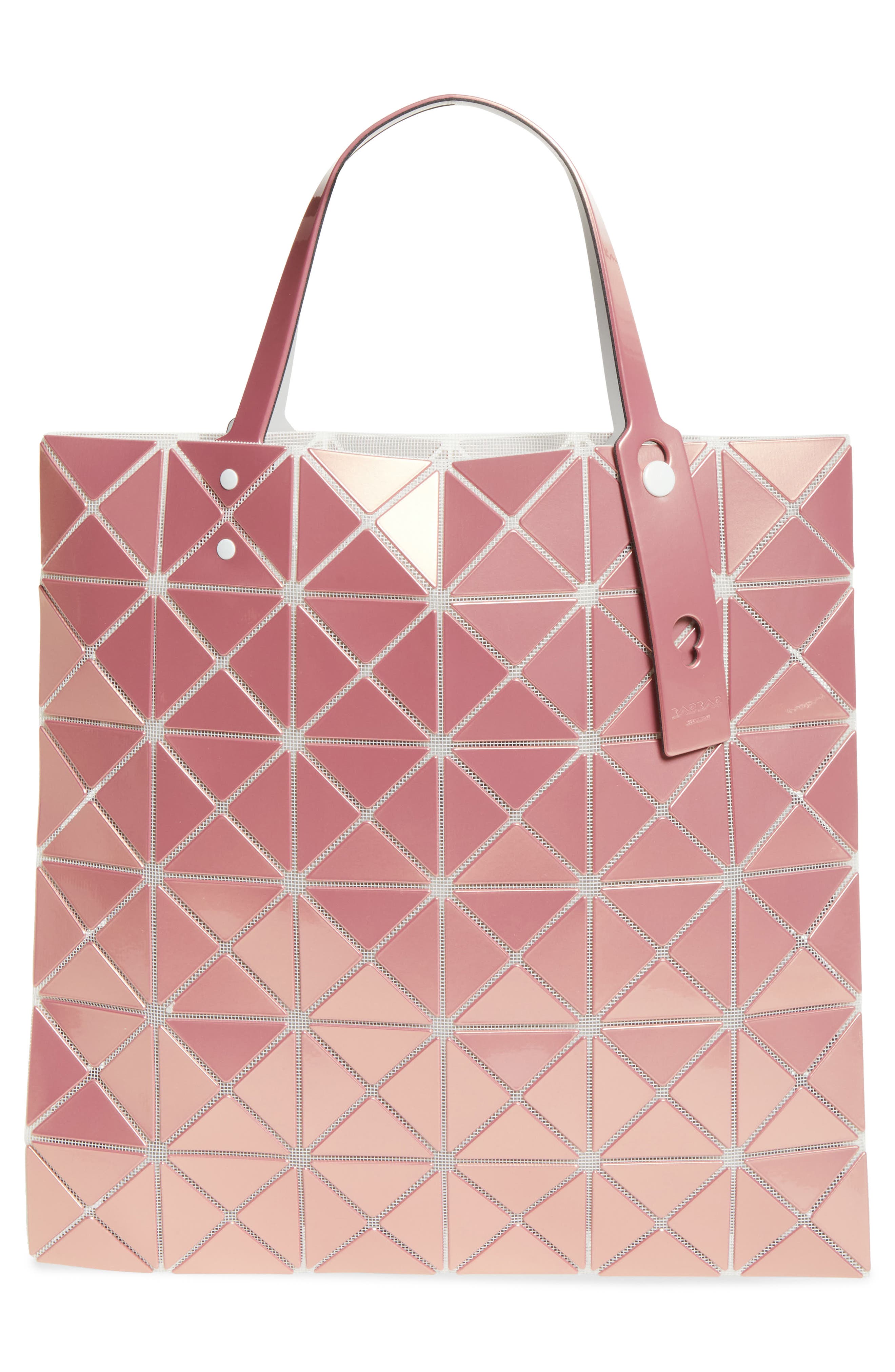 Lucent Metallic Tote, Alternate, color, PINK SALT