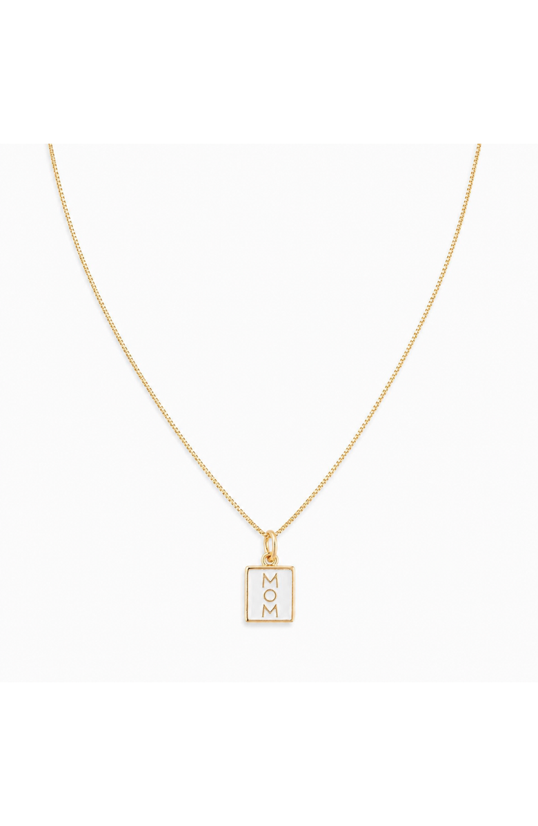 Ivy & Pearl Co. Call me "Mom" Necklace, Main, color, Gold