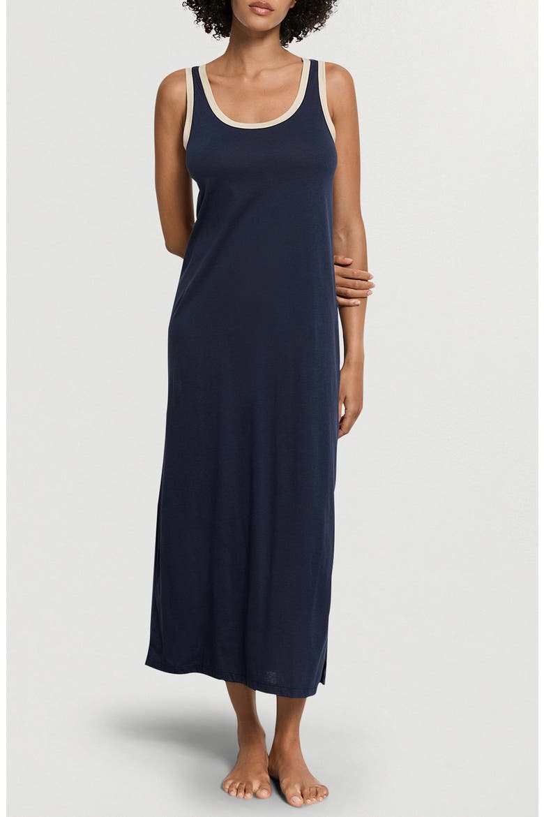 Laura Long Tank Nightgown, Main, color, DEEP NAVY