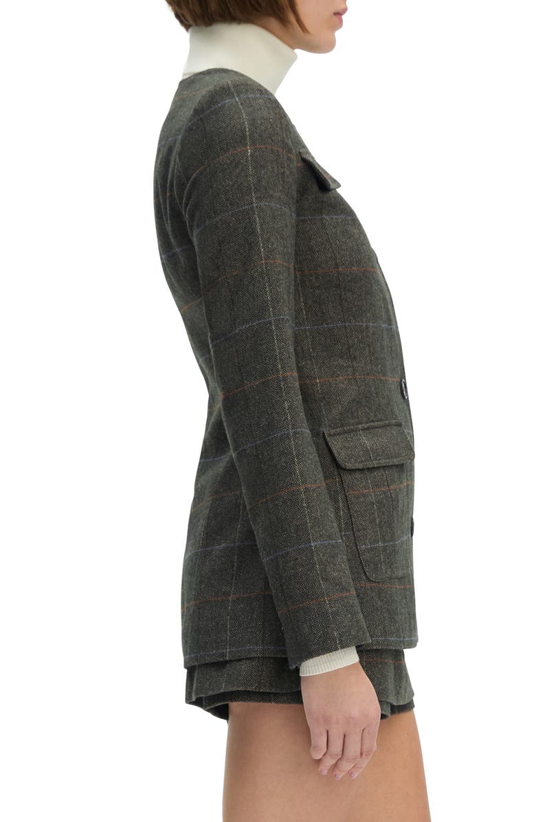 Favorite Daughter The Spencer Jacket, Alternate, color, Mocha Plaid