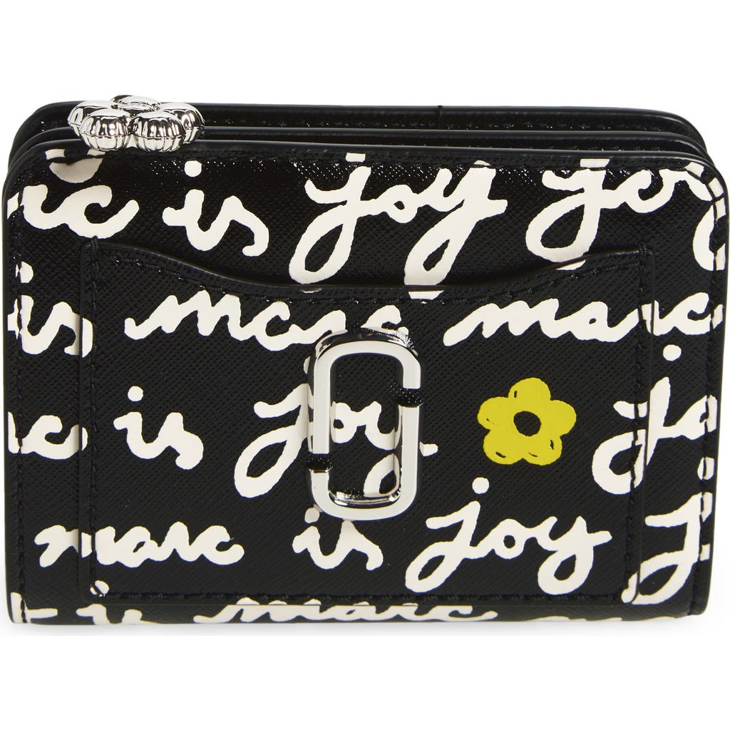 Marc Jacobs The Joy Mini Compact Snapshot Wallet In Multi