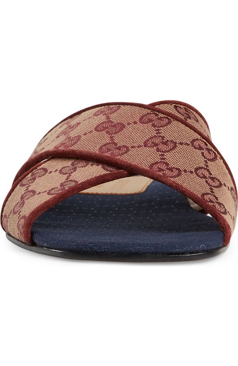 Gucci GG Canvas Slide Sandal, Alternate, color,