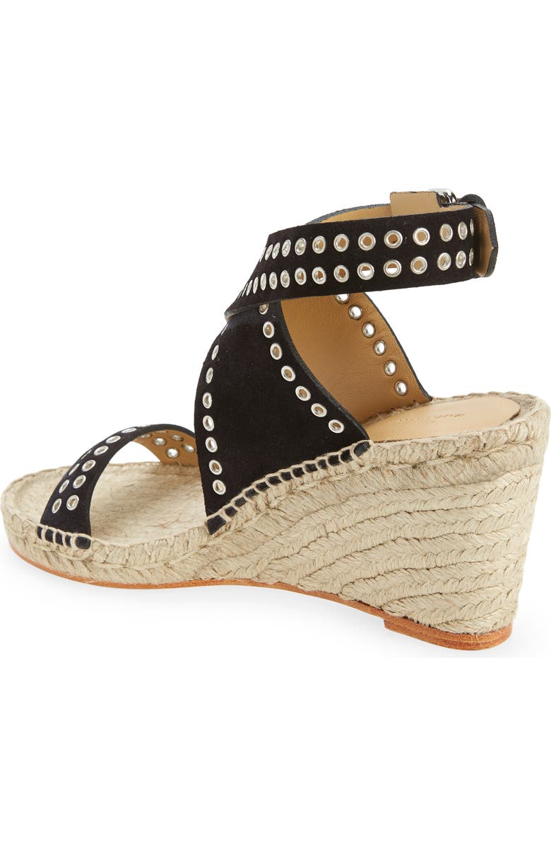 Isabel Marant Iriane Grommet Espadrille Wedge, Alternate, color,