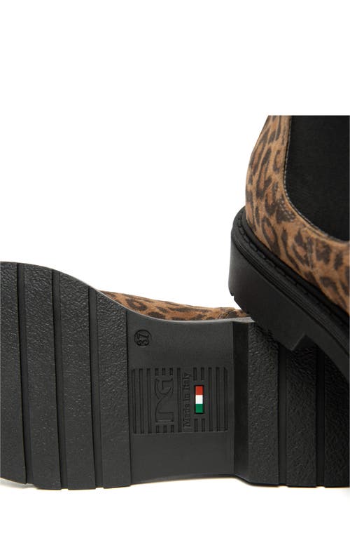 Nerogiardini Chelsea Boot In Animal Print