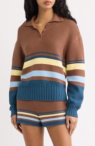 Solid & Striped Cleo Cotton Pullover Sweater