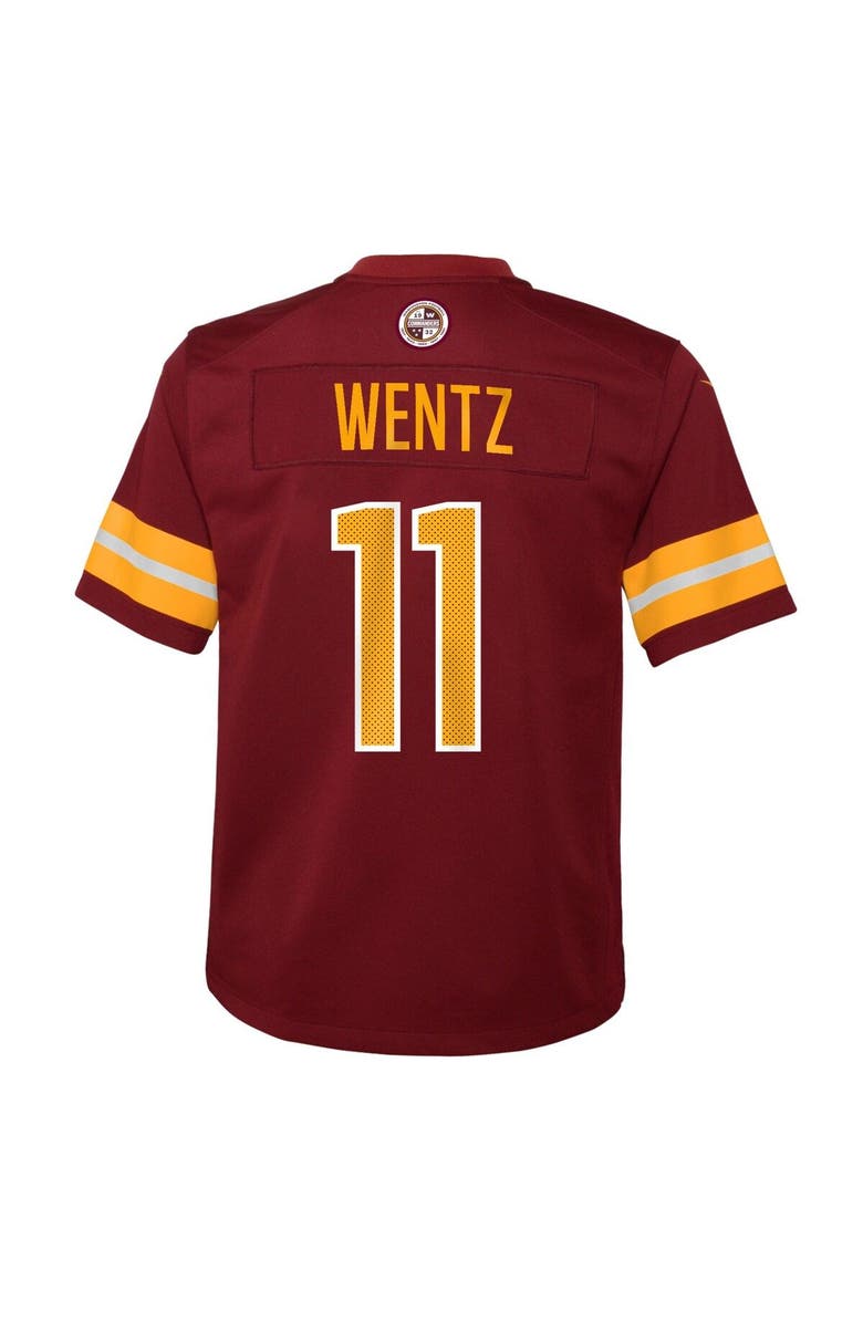 Nike Youth Nike Carson Wentz Burgundy Washington Commanders Game Jersey, Alternate, color, 