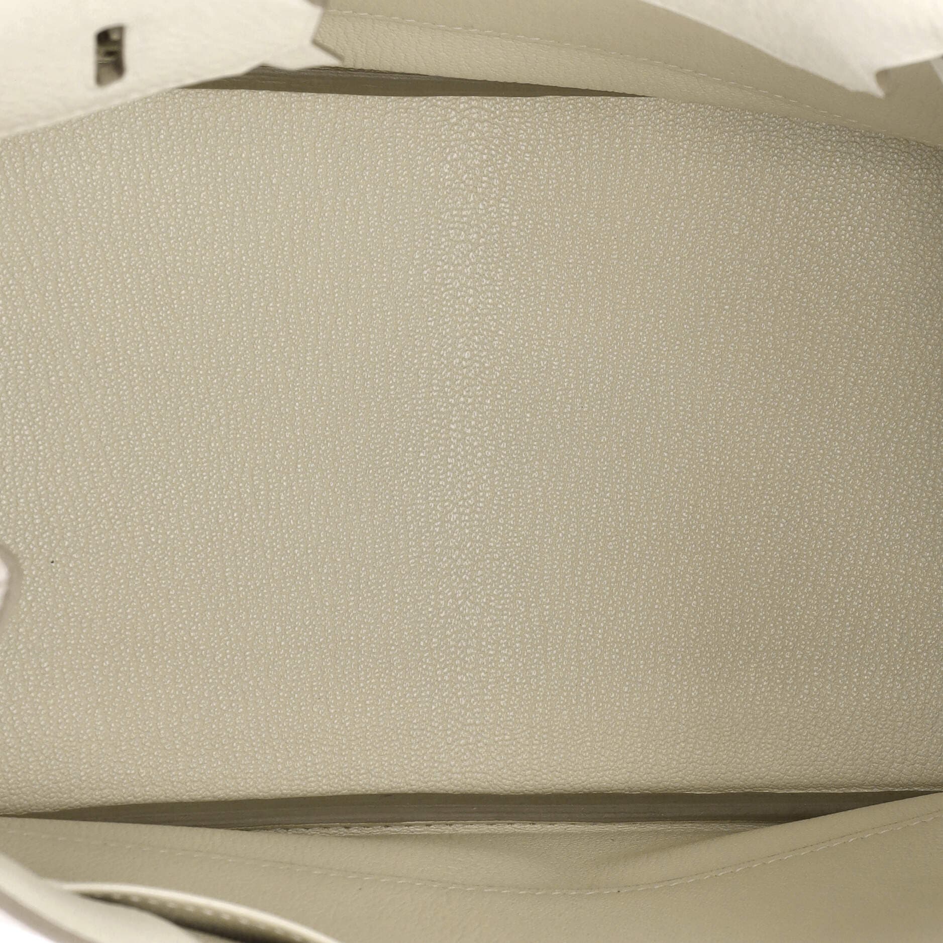 Pre-Owned Hermes Birkin Handbag Light Clemence with Palladium Hardware 30, Alternate, color, Beton