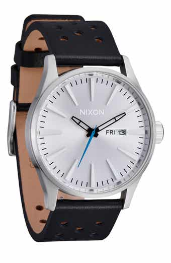 The Sentry Leather Strap Watch, 42mm