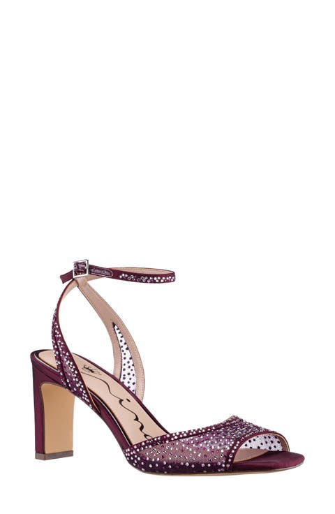 Agnus Crystal Mesh Sandal