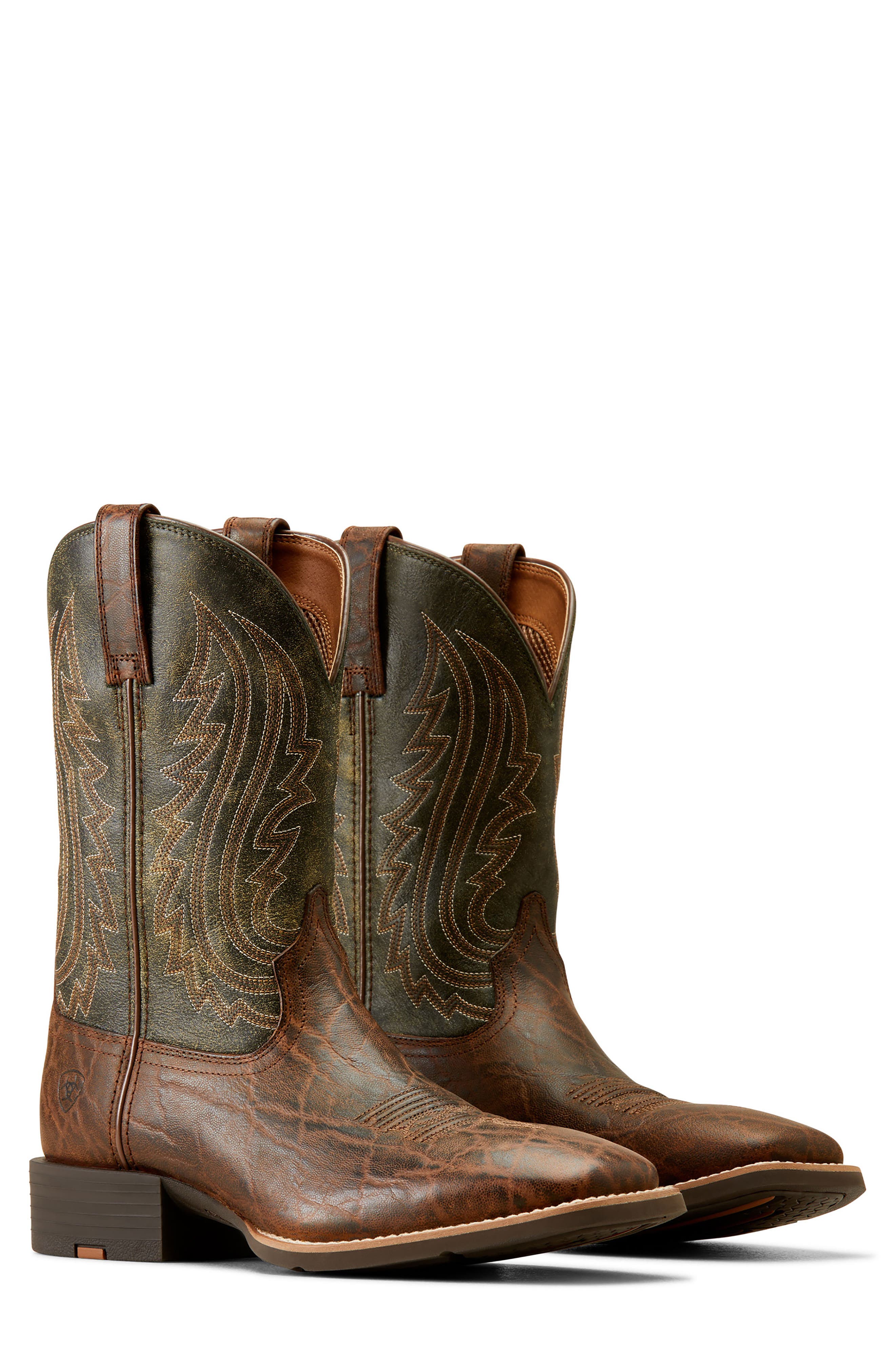 Sport Big Country Wide Square Toe Cowboy Boot, Alternate, color, BROWN