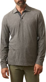 Faherty Sunwash Organic Cotton Long Sleeve Polo