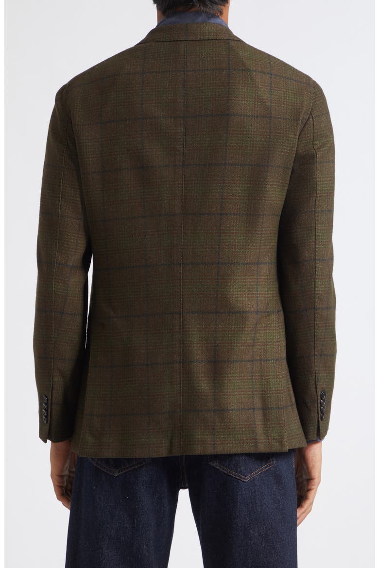 Galles Overcheck Sport Coat, Alternate, color, BROWN