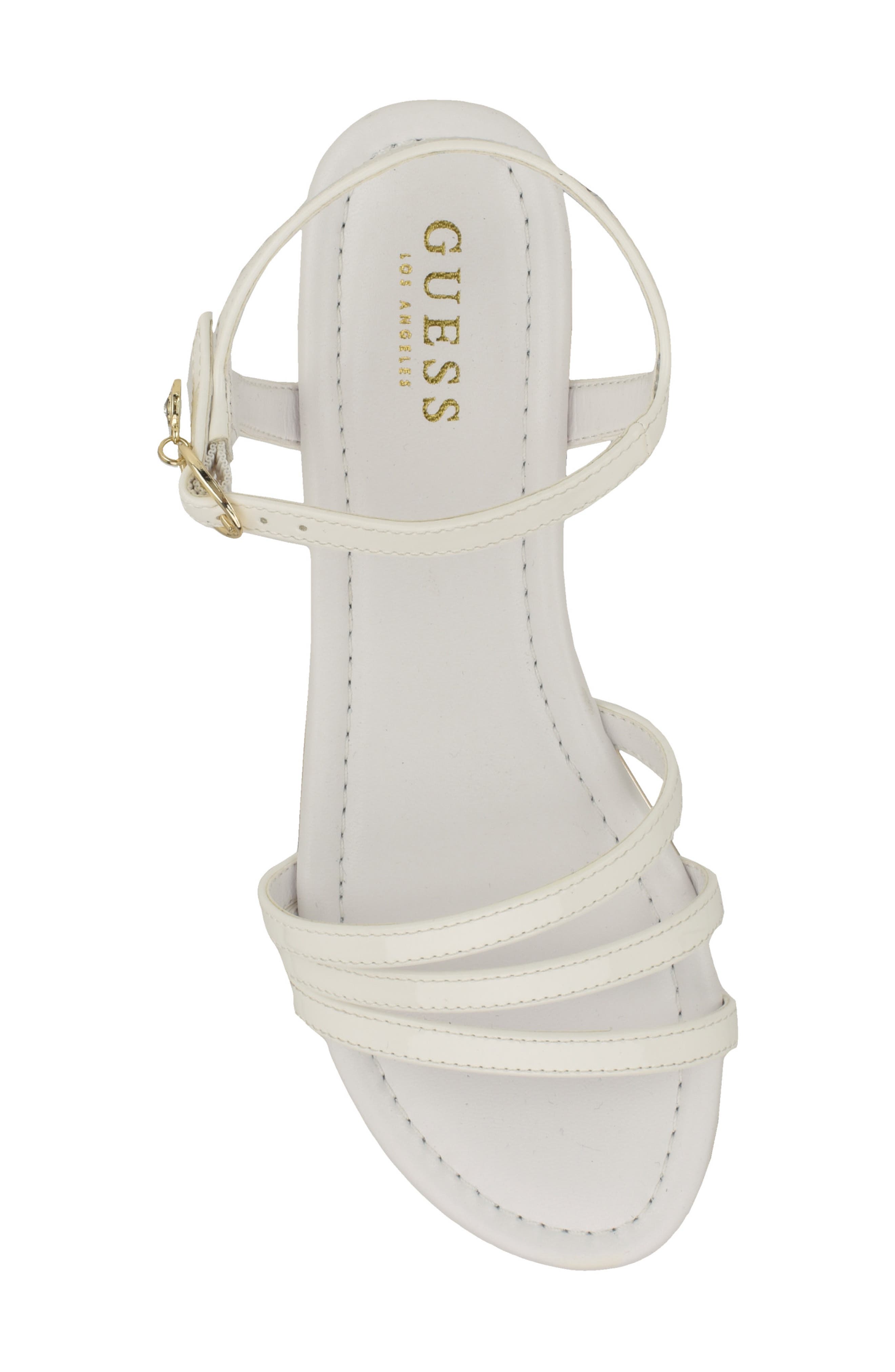 Lyndy Sandal, Alternate, color, WHITE