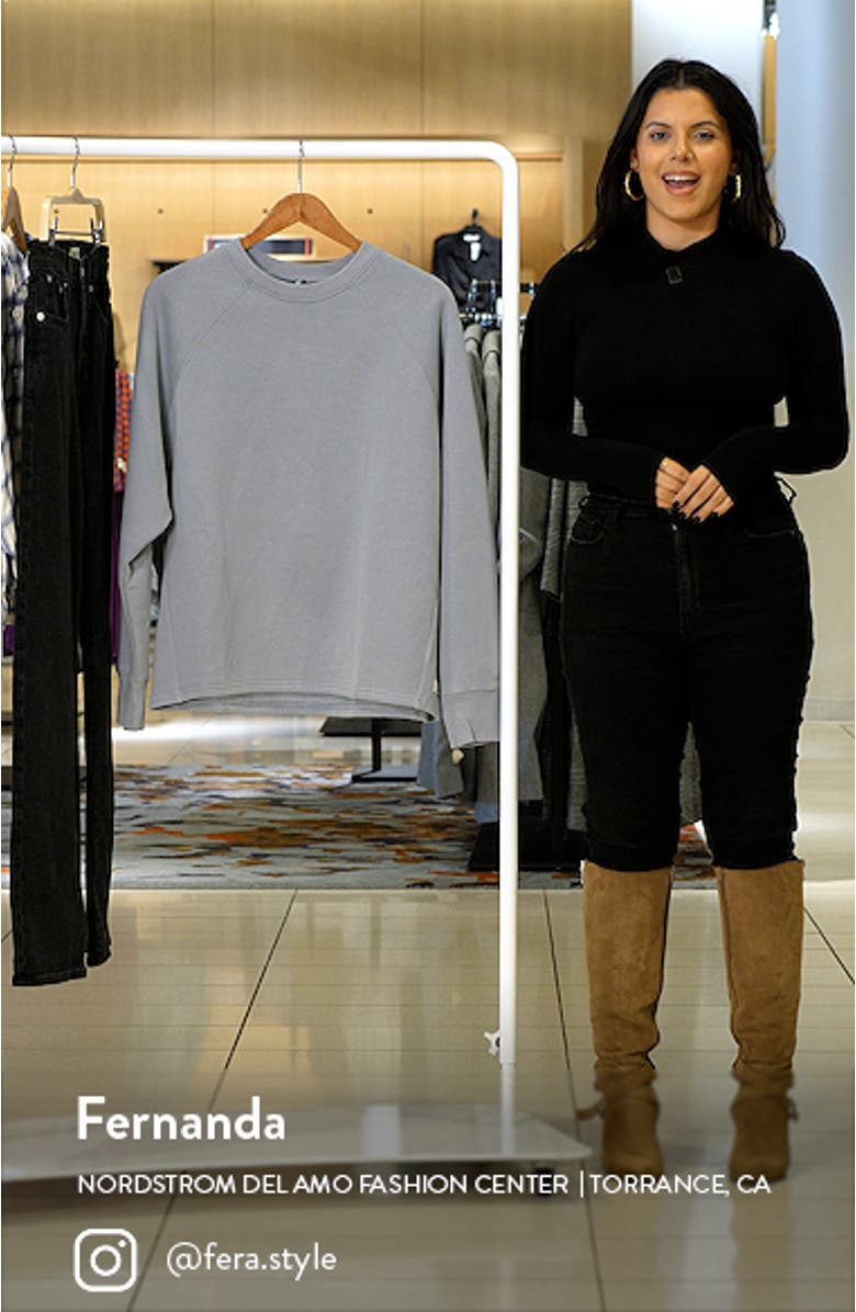 Restore Organic Cotton Blend French Terry Sweatshirt, sales video thumbnail