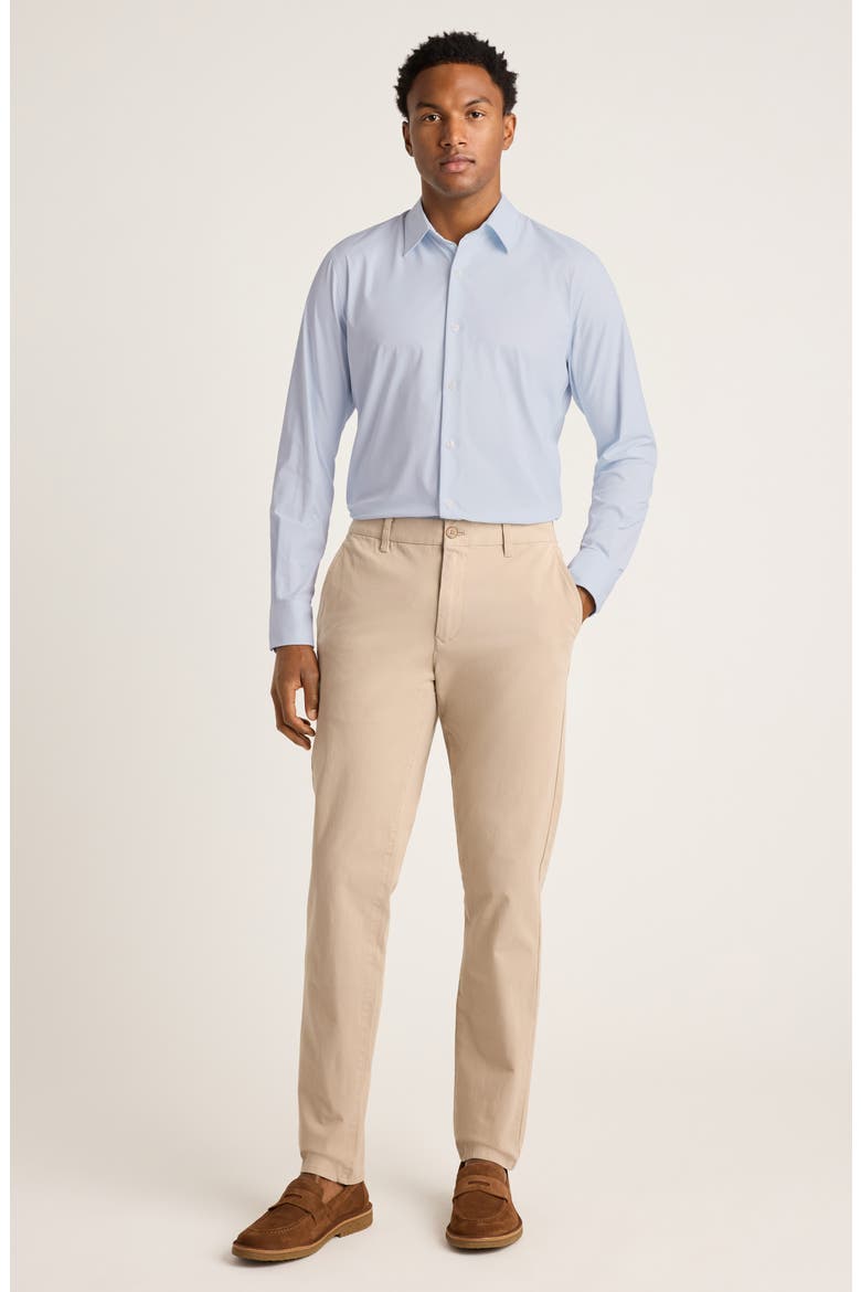 Tech Slim Fit Performance Button-Up Shirt, Alternate, color, BLUE GILBERT GRID CHECK