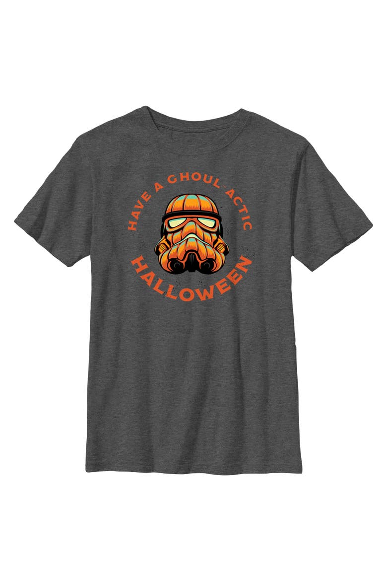 Boy's Star Wars Halloween Stormtrooper Have a Ghoul-Actic Halloween  Graphic T-Shirt, Main, color, Charcoal Heather