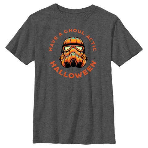 Boy's Star Wars Halloween Stormtrooper Have a Ghoul-Actic Halloween  Graphic T-Shirt