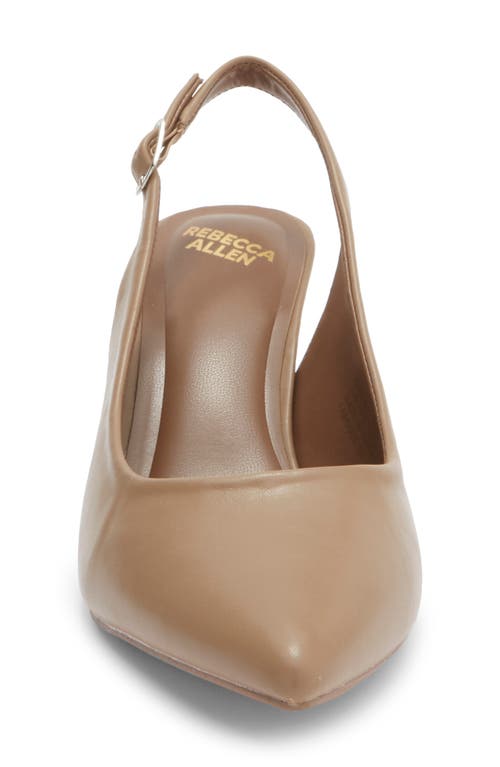 Rebecca Allen Arrow Slingback Pump In Brown